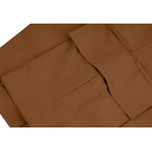 Shorts cargo pour hommes, taille mi-haute, cordon <span class=keywords><strong>de</strong></span> serrage, séchage rapide, respirant, écologique, taille élastique, longueur <span class=keywords><strong>bermuda</strong></span>, tissu en toile - Product Image 3