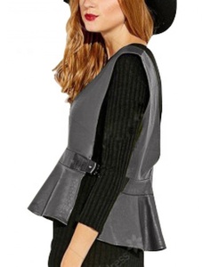 Chalecos y chalecos personalizados para mujer OEM chaqueta sin mangas moda Formal Casual proveedor de chaleco al por mayor señoras prendas de vestir exteriores 2025 - Product Image 4
