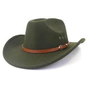 Custom Logo <b>Western</b> Cowboy Leather <b>Hat</b> Premium for Outdoor Travel All Season Cowboy <b>Hat</b> | - Product Image 3