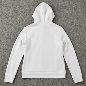 Custom logo Crop Tops Women Hoodie Screen Print Long Sleeve Blank Thick Crop Zip up Hoodie - Product Image 3
