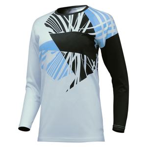 เสื้อแข่งรถจักรยานยนต์ MX เสื้อแข่งมอเตอร์ไซค์แบบกำหนดเองทนทานเสื้อแข่งวิบากระบายอากาศได้ดีเสื้อออกแบบโลโก้ให้กับทีม - Product Image 1