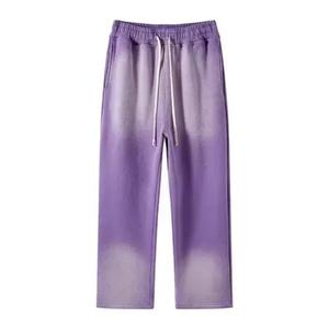 Pantalon évasé délavé à l'acide de haute qualité, coupe ample, multi-poches, style streetwear, pour fabricants - Product Image 2