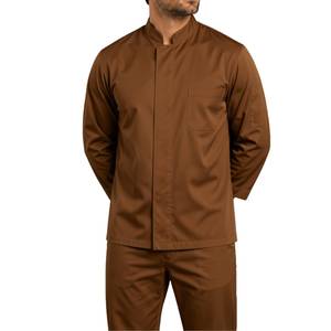 Camisa de Camarero 100% Algodón, Manga Larga, Transpirable, Uniforme de Servicio para Personal de Restaurante y Hotel, Fabricante OEM, Suministro al por Mayor - Product Image 2