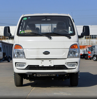Nouvelles mini-citernes 4x2, camions légers de transport de marchandises à double cabine avec bords rabattables
