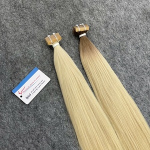 Extensions de cheveux à clipser 100% cheveux humains couleur Ombré Blond Trame de kératine Cheveux bruts non traités Meilleur fournisseur au Vietnam - Product Image 6