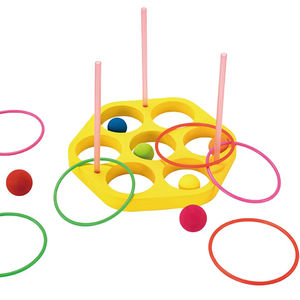 Jeu d'anneaux aquatiques facile à installer pour les journées piscine dans le jardin - Product Image 1