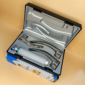 Laringoscopio Estándar Macintosh de Fibra Óptica de 3 Hojas 2-3-4, Juego de Mango para Adultos, Calidad Estándar, Empaquetado en Blíster, Clase I CE - Product Image 5