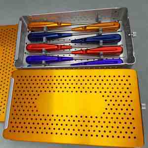 ชุดเครื่องมือผ่าตัดกระดูกแบบแมนนวลคุณภาพสูง 16 ชิ้น ทำจากเหล็กกล้าไร้สนิมชนิดโวล์กแมน ทนต่อการกัดกร่อน สำหรับการขูดกระดูก - Product Image 1