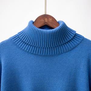 Suéter Cómodo de Cuello Alto para Mujer – Jersey Cálido y Transpirable para Looks de Moda Urbana de Otoño e Invierno - Product Image 2