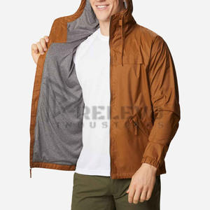 Chaqueta Cortavientos Impermeable Unisex con Cierre, de Alta Calidad, Secado Rápido, Poliéster y Nailon, para Senderismo - Product Image 4