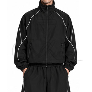 Conjunto Deportivo de 2 Piezas para Hombre, Talla Grande, para Invierno, Corte Regular, Tejido Grueso, para Gimnasio y Uso Diario, Conjunto para Correr - Product Image 2