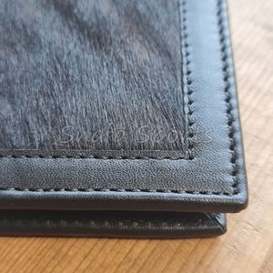 Cartera de cuero vacuno de alta calidad, de grano completo, para hombre, con logotipo personalizado, nuevo estilo, carteras de cuero genuino. - Product Image 2