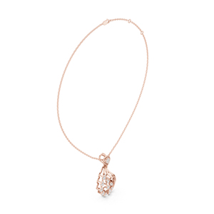 จี้เพชรทรงหยดน้ำทองคำขาว 14K พร้อมสร้อยคอหรูหราสำหรับผู้หญิง งานแต่งงาน งานครบรอบ งานเลี้ยง  ประดับเพชรใหม่ - Product Image 3