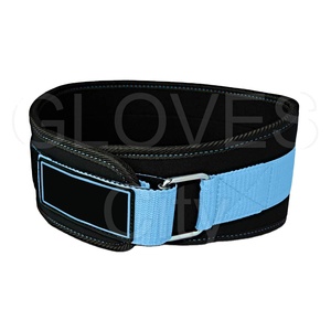 เข็มขัดออกกำลังกายนีโอพรีนที่ทนทานสำหรับทุกเพศอุปกรณ์เพื่อความปลอดภัยในการออกกำลังกายมีน้ำหนักมากพร้อมหัวเข็มขัดเหล็กสำหรับการป้องกันจากถุงมือในเมือง - Product Image 1