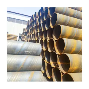 China Manufacturer High Quality SSAW Pipe Large Diameter submerged arc welded (saw) spiral steel pipe