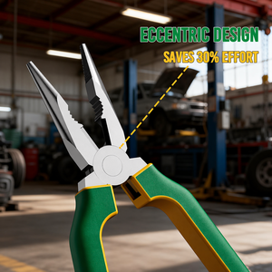 INTENSE SURGICAL INSTRUMENTS Pince à bec effilé de 6 pouces avec coupe-fil en acier inoxydable et poignée souple pour la fabrication de bijoux DIY - Product Image 3