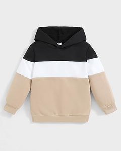 Conjunto Deportivo de Invierno para Niños, Sudadera con Capucha y Pantalones Joggers, Lavado Ácido, Color Sólido, Ecológico - Product Image 3