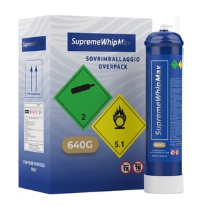 เครื่องชาร์จวิปปิ้งครีมโลหะ SupremeWhipMax คุณภาพชั้นนํา 640 กรัมที่ยั่งยืนและขายกันอย่างแพร่หลายสําหรับการจัดเลี้ยง - Product Image 1