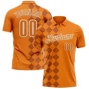 Polo de sport unisexe personnalisé, tissu interlock 100% polyester, impression par sublimation, séchage rapide, OEM ODM, vente en gros de chemises de sport - Product Image 1