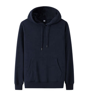 Sweat à capuche polaire surdimensionné personnalisé avec logo, 100 % coton, brodé, pour homme, options OEM, idéal pour l'hiver, vente en gros - Product Image 1