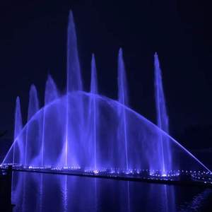 Fuente Musical con Sistema de Control DMX 512, Luces Multicolores, Diseño Flotante, Construcción de Acero Inoxidable para Espectáculos al Aire Libre - Product Image 5