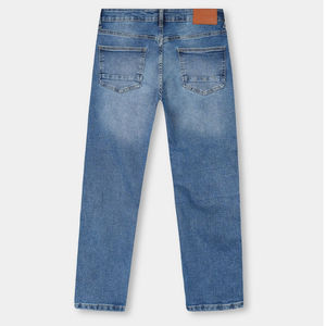 Jean droit extensible confortable pour homme en denim, séchage rapide, respirant, style urbain, léger, prix compétitif, idéal pour les fêtes et les activités de plein air - Product Image 2