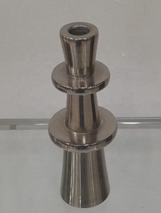 Bougeoir artisanal en fer et en aluminium de qualité supérieure décor d'événements de fête de mariage de Noël pour les festivités de Noël - Product Image 2