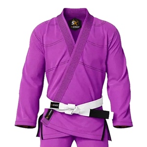 Kimono de BJJ personnalisé 100% coton, tissage perlé, séchage rapide, ensemble de grappling avec ceinture, 360g, unisexe, adultes - Product Image 4