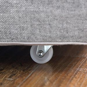 Organizadores de Almacenamiento Enrollables para Debajo de la Cama (Paquete de 2) - Cajas Plegables Ajustables con Cierre para Zapatos y Ropa, Color Gris - Product Image 3