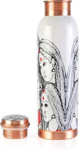 Botella de Agua de Cobre Impresa, Botella Ayurvédica Premium para una Hidratación Saludable y un Uso Diario Elegante - Product Image 2