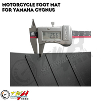 Tapis de repose-pieds en caoutchouc pour moto TWH CYGNUS pour YAMAHA