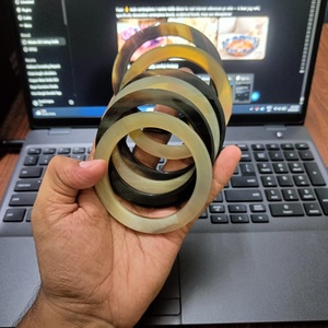 Premium Natural Buffalo Horn <b>Bangle</b> Handmade Horn Bracelet Polished Round Jewelry For Women <b>Men</b> Wholesale Bohemian Accessories - Product Image 2