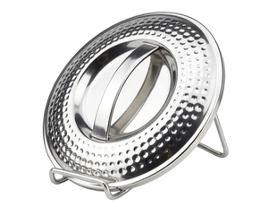 Round Hammered Metal Casseroles in Durable Design Perfect for Restaurant Ware Food Warming and Stylish Storage <b>Solution</b> - Product Image 3