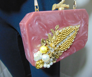 Bolso de moda creativo hecho a mano con resina epoxi, elegante bolso de mano acrílico para damas, ideal para bodas, fiestas y cenas. - Product Image 6