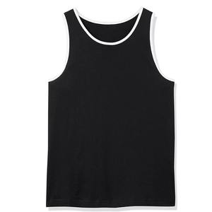 Camiseta sin mangas para hombre, 100% algodón, para gimnasio, fitness, transpirable, acanalada, absorbe el sudor, camiseta sin mangas para hombre, ropa interior térmica - Product Image 2