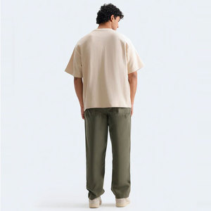 T-shirt décontracté en coton mélangé respirant et à séchage rapide, design personnalisé grande taille, mode estivale streetwear - Product Image 4