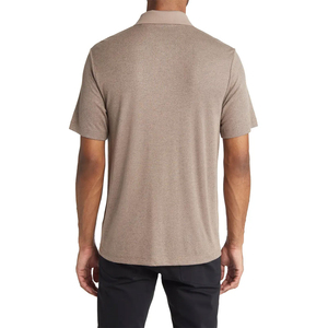 Camiseta Deportiva para Hombre, Manga Corta, Cuello Camisero, Corte Ajustado, con Logotipo Personalizado Estampado en la Parte Delantera, Ecológica, de Spandex/Algodón, en Oferta - Product Image 6
