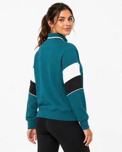 Sudadera de Cuello Alto para Mujer, Tela de Algodón de Primera Calidad, Ajuste Cómodo, Manga Larga, Estilo Casual y Moderno - Product Image 5