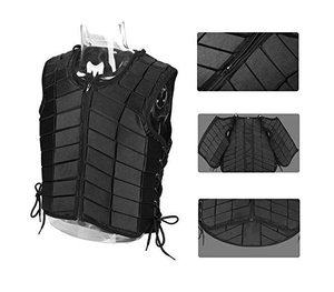 Custom 2026 Lightweight Polyester/Nylon Printed Horse Riding Safety Vest Pullover Closure Unisex Sleeveless Breathable Quick Dry - Product Image 3