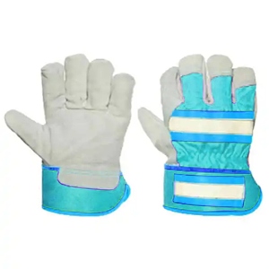 Gants de sécurité en cuir de vachette pleine fleur haute performance, très demandés pour les applications industrielles de protection des mains - Product Image 4