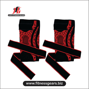 Bandes de compression élastiques robustes personnalisées en nylon et coton respirant avec fermeture auto-agrippante pour la musculation - Product Image 3