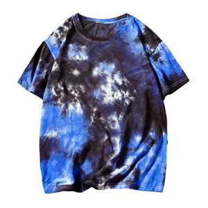 Camisetas Tie Dye para Hombre, Tallas Grandes, con Logotipo Personalizado, 100% Algodón Tejido, Transpirable, Cuello Redondo, para Verano - Product Image 5