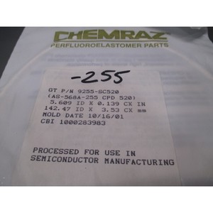 Chemraz 9255-SC520 O-RING AS-568A-255 CPD 520 - Equipo y Piezas de Semiconductores de Confianza de Marca Global - Product Image 3