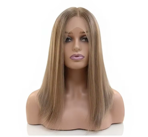 Venta de Fábrica: Cabello Humano Virgen Chino para Pelucas con Frente de Encaje, 150% de Densidad, Base Transparente, Longitud Corta, Tamaños de Gorra Pequeños/Grandes - Product Image 1