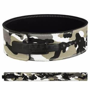 เข็มขัดยกน้ำหนักหนังแท้แบบคันโยก รุ่นฝึกซ้อม ยกน้ำหนักสีแดง ผลิตตามสั่ง ปี 2026 - Product Image 5