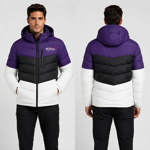 <b>Men</b> Puffer <b>Jacket</b> Premium Winter Outerwear <b>Men</b> Puffer <b>Jacket</b> With <b>Lightweight</b> Insulated Filling Warm Lining And Comfortable Fit - Product Image 4