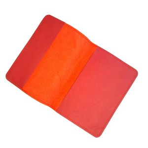 ซองใส่พาสปอร์ตหนังแท้แบบกำหนดเองได้ ป้องกัน RFID พร้อมช่องใส่บัตร - Product Image 5
