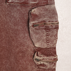 Pantalon cargo décontracté pour homme, 97% coton, 3% élasthanne, fermeture éclair, logo personnalisé, taille ajustable, étiquette privée disponible - Product Image 5