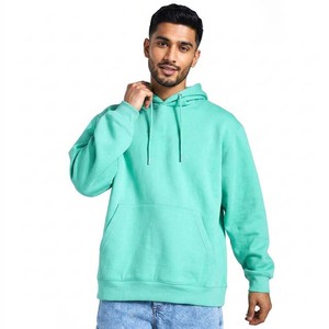 Sudadera con Capucha para Hombre, Color Sólido, 100% Algodón Felpa, Corte Regular, Estilo Casual para Otoño, con Bolsillos - Product Image 5