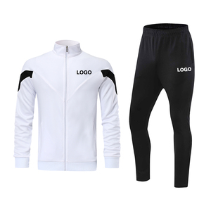 Ensemble de survêtement sportif unisexe SHAFIQ SPORTS, fermeture éclair intégrale, respirant, 100% coton, performance hivernale, entraînement athlétique, football - Product Image 3